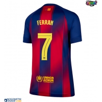 Ženski Nogometni dresi Barcelona Ferran Torres #7 Domači 2025-26 Kratek Rokav
